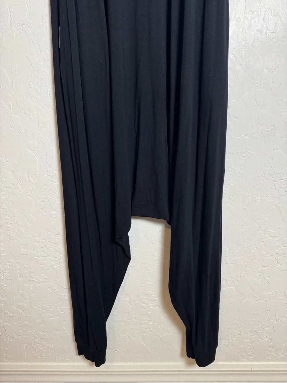 Momper Romper Black Harem Jumpsuit One Piece Medium